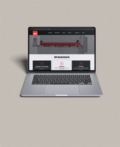 bm maskin laptop mockup